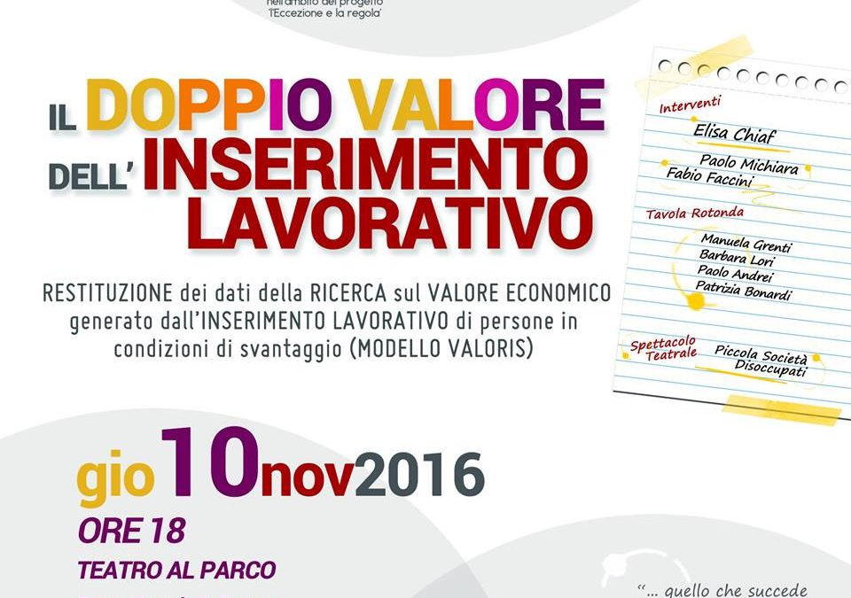 Il Doppio Valore dell’Inserimento Lavorativo